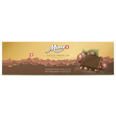 Swiss Premium Zartbitter 60 %/Nuss 300g