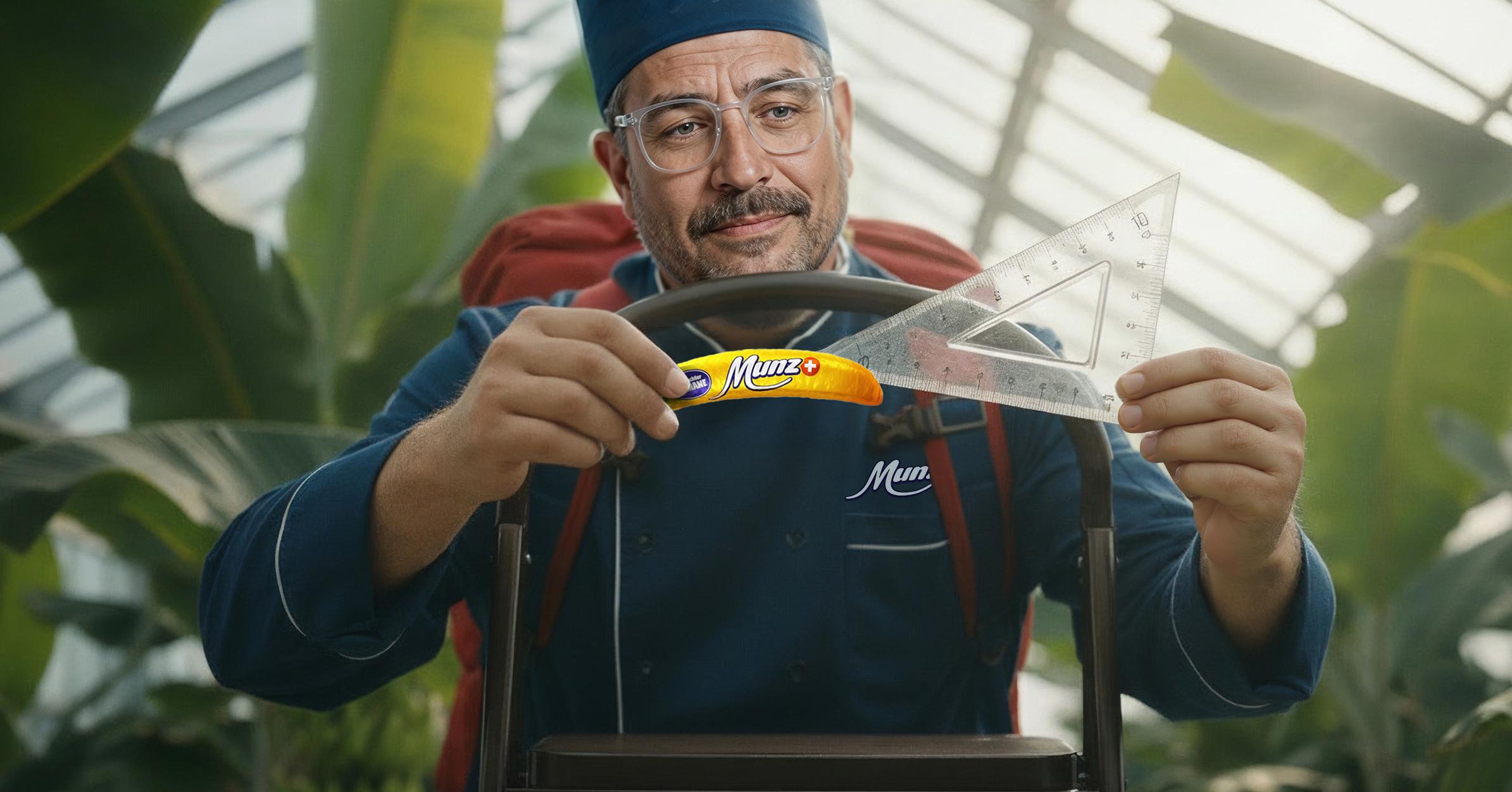 Munz Schoggi-Tüftler. Misst die Munz Banana